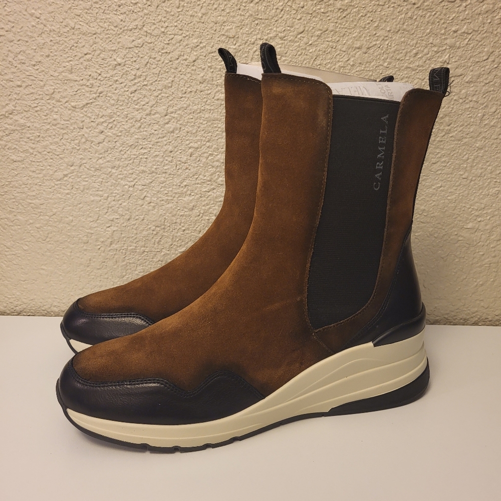 NWOB Carmela ComfortFlex Zip-Up Boots Size 41